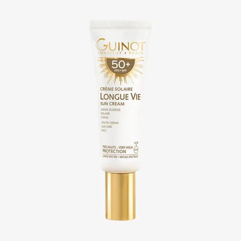 Guinot Longue Vie Sun Cream SPF50+ protezione solare viso 50ml- Lifting sotto il sole