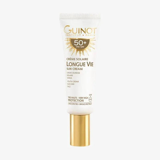 Guinot Longue Vie Sun Cream SPF50+ protezione solare viso 50ml- Lifting sotto il sole